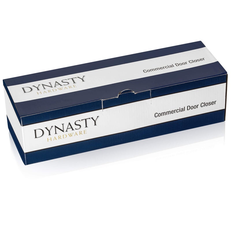 Dynasty Hardware Door Closer, Commercial Hydraulic Closer, Self-Closing, Spring Size 2, Surface Mount, Sprayed Duronotic Bronze, Series 2000 - Image 5